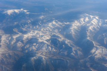 Aerial view of the Pyrenees