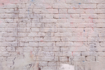 Beige Dirty Wall Of Old Abandoned Building.