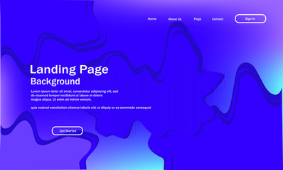 Modern Abstract background design. Landing page template.vector