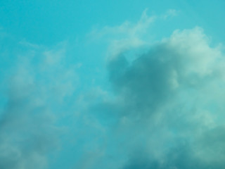 Clouds on  blue sky background