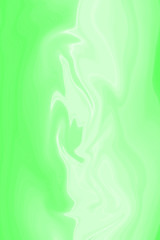 Green UFO neon background for packaging template or wallpaper. The texture of the marble fashion hue with stripes waves and divorces.