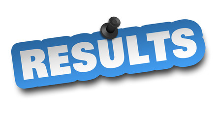 results concept 3d illustration isolated