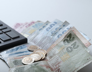 Turkish Lira banknotes 