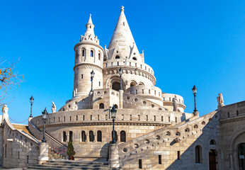 Fishermans bastion in Budapest, Hungary