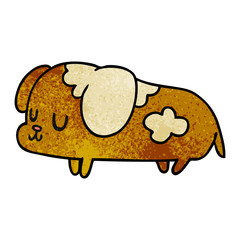 textured cartoon kawaii of a cute dog