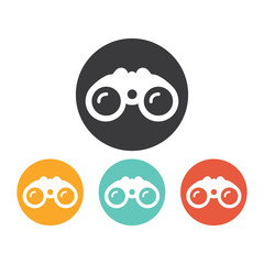 collection of binoculars icon