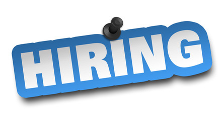 hiring concept 3d illustration isolated