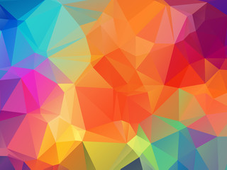 Colorful Polygonal Mosaic Background. geometric pattern, triangles background. Creative Business Design Templates. Vector illustration.