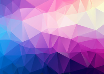 Light Purple Polygonal Mosaic Background. geometric pattern, triangles background. Creative Business Design Templates. Vector illustration.