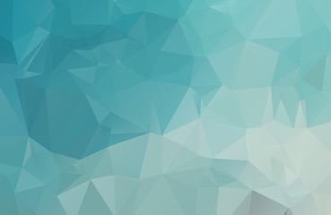 Blue Light Polygonal Mosaic Background. geometric pattern, triangles background. Creative Business Design Templates. Vector illustration.