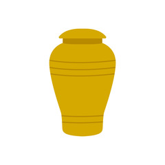 Funeral Urn emoji vector illustration