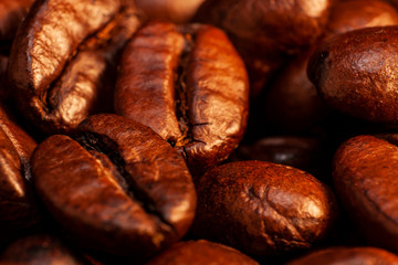 Roasted coffee beans