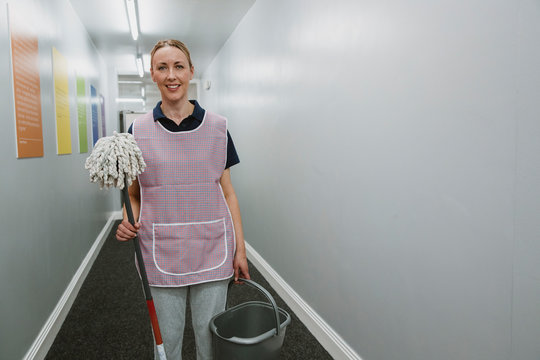 Portrait Of A Female Cleaner