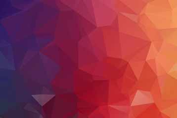 Red Dark Polygonal Mosaic Background. geometric pattern, triangles background. Creative Business Design Templates. Vector illustration.