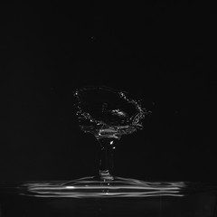 Watersplash, Splash, Wassertropfen, Tropfenkollision, Wasser, Platsch, 