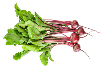 young beets with tops