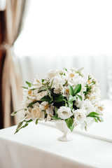 Banquet hall for weddings with decorative elements