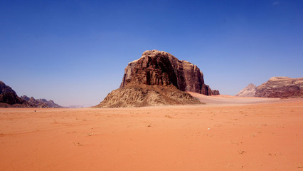 Fototapeta na wymiar Wadi Rum Wüste in Jordanien