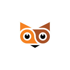 fox animal logo vector symbol illustration