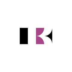 k logo purple black icon logotype