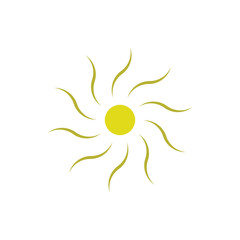 sun vector element icon logo symbol