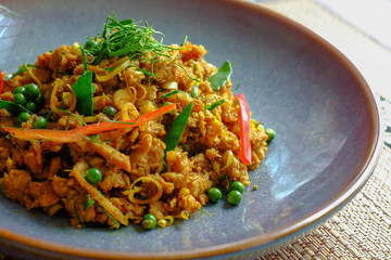 kua Kling south Thailand food spicy pork stir fried