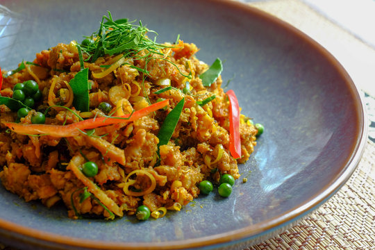 kua Kling south Thailand food spicy pork stir fried