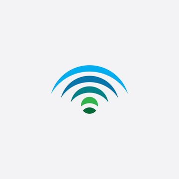wifi logo design element icon vector