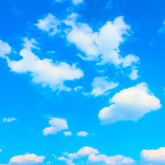 White heap clouds