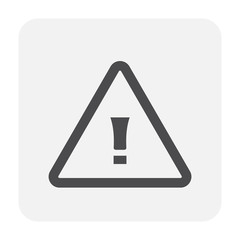 warning icon black