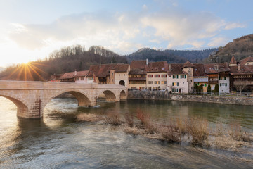 Mittelalter-Stadt St. Ursanne - Jura