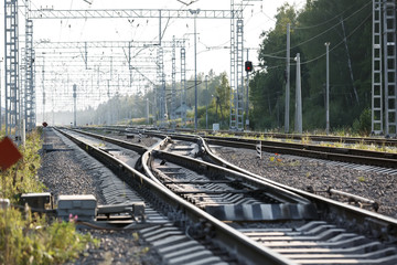 Fototapeta na wymiar Rail transport infrastructure.