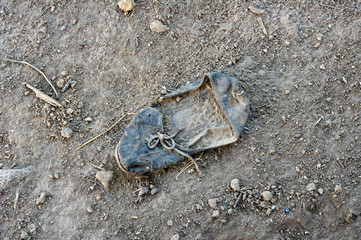 Lost old retro shoe