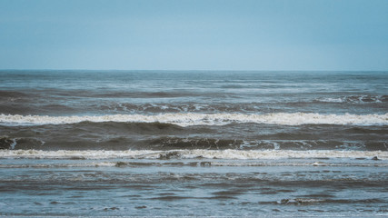 waves on the beach