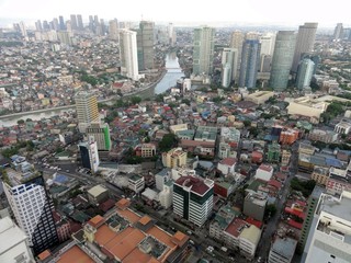 Manille urban skyline 