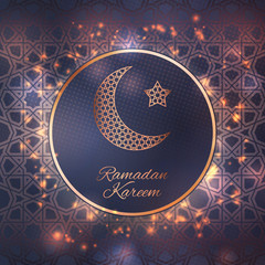 Obraz na płótnie Canvas Ramadan Kareem greeting card