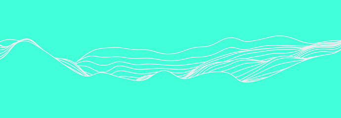 abstract wave curve line concept for wave, mountain, skyline