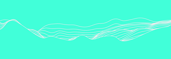Obraz premium abstract wave curve line concept for wave, mountain, skyline