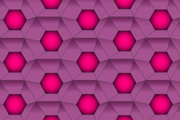 Hexagon pattern background.