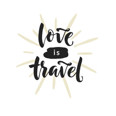 Fototapeta premium Hand drawn word. Brush pen lettering with phrase 