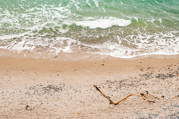 Ostseeküste Strand im Winter