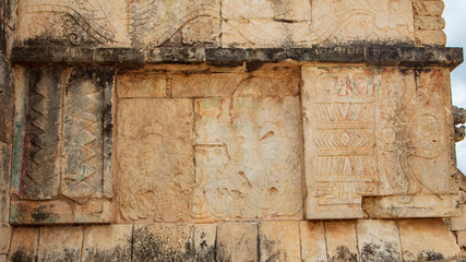Great Platform of Venus or Tomb of the Chac Mool found on the grounds of  the  Maya Ruins of Chichen Itza