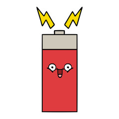 cute cartoon battery