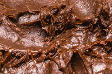 Melted chocolate background