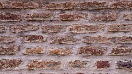 macro texture from nature brick wall with disseminations