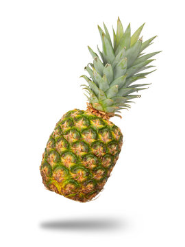 Pineapple Floating In Mid Air