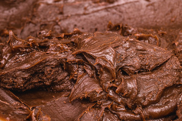 Melted chocolate background