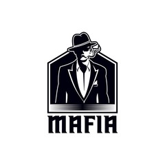mafia vector illustration - obrazy, fototapety, plakaty