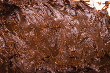 Melted chocolate background