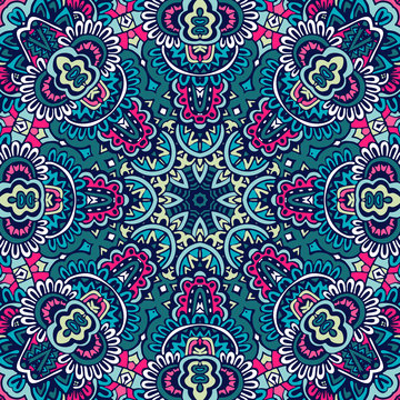 Zen art Mandala seamless pattern ornnamental design